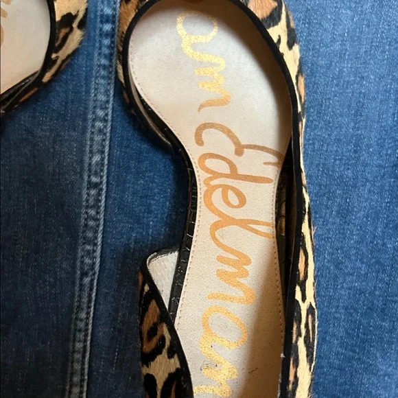 Sam Edelman Leopard Print Flats - Picture 8 of 9